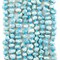 TheBeadChest Middle Eastern Turquoise Nugget Beads 4-7mm Afghanistan Blue Gemstone 17 Inch Strand